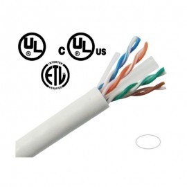 CB5E1KW 1000FT 24AWG CAT5e 350MHz UTP Ethernet Network Cable-White